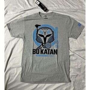 Star Wars Mandalorian Funko Pop Tees Bo-Katan Kryze Shirt Grey Size Medium NWT